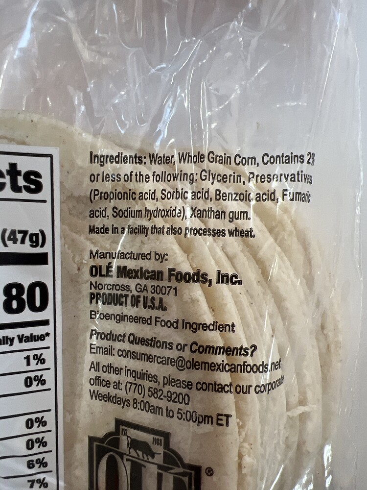 La banderita corn Tortillas Pesach Ohel Torah