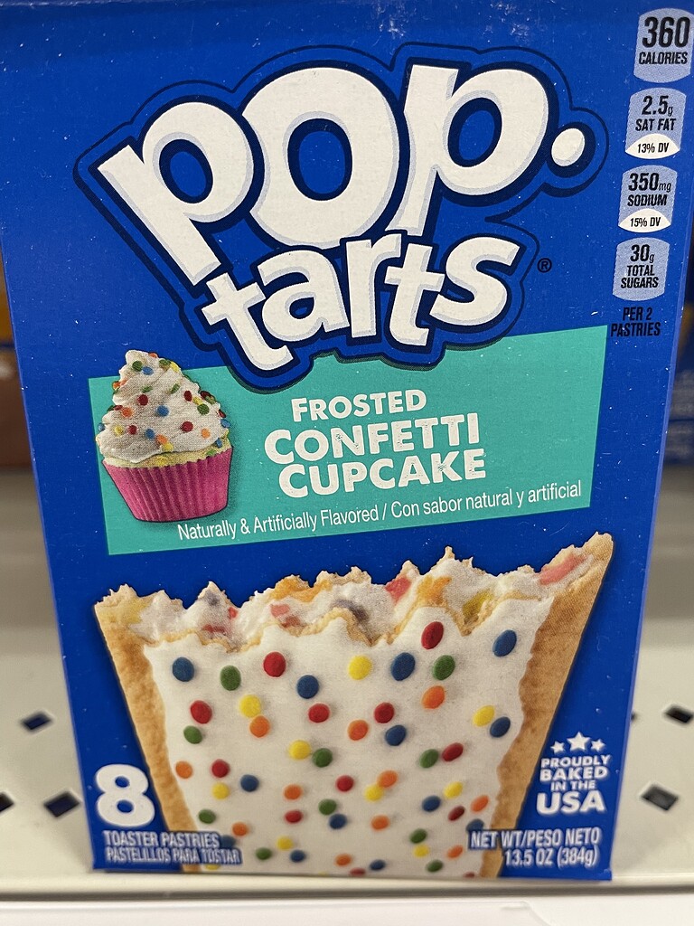 Pop Tarts Confetti Cupcake Products Ohel Torah