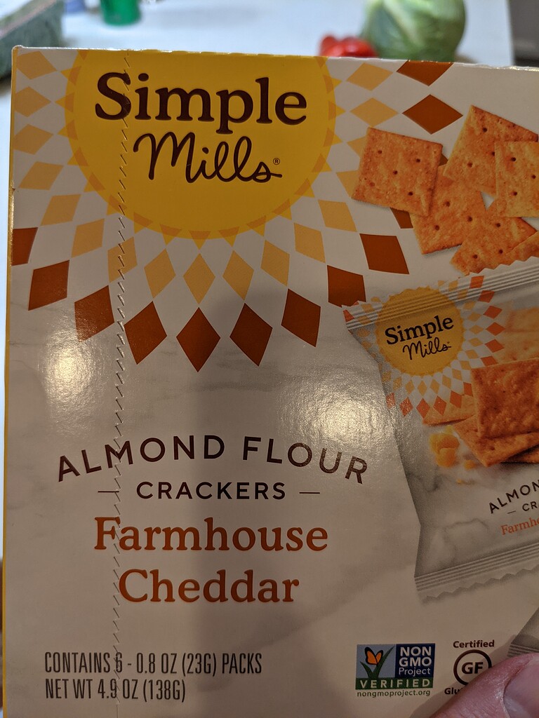 Simple Mills almond flour crackers for pesach? Pesach Ohel Torah