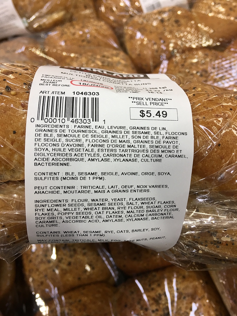 Kirkland Signature Multigrain Ciabatta Buns Products Ohel Torah