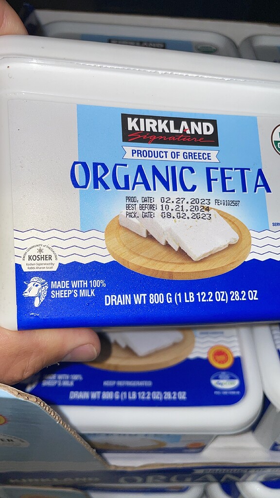 Kirkland Feta Cheese Kashrut Ohel Torah