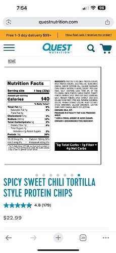 Spicy Sweet Chili Protein Chips  High Protein, Spicy Crunchy Snack – Quest Nutrition