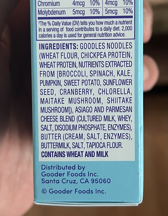 Goodles Twist My Parm Asiago and Parmesan Protein Mac & Cheese 5.25oz