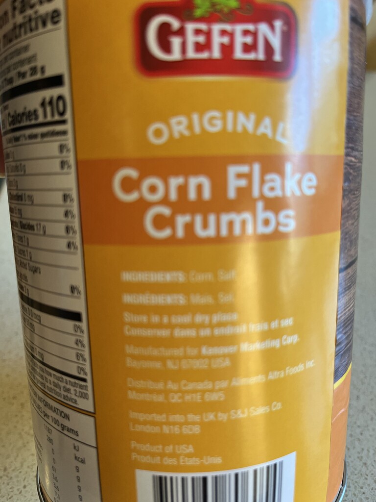 Gefen Corn Flake Crumbs Pesach Ohel Torah