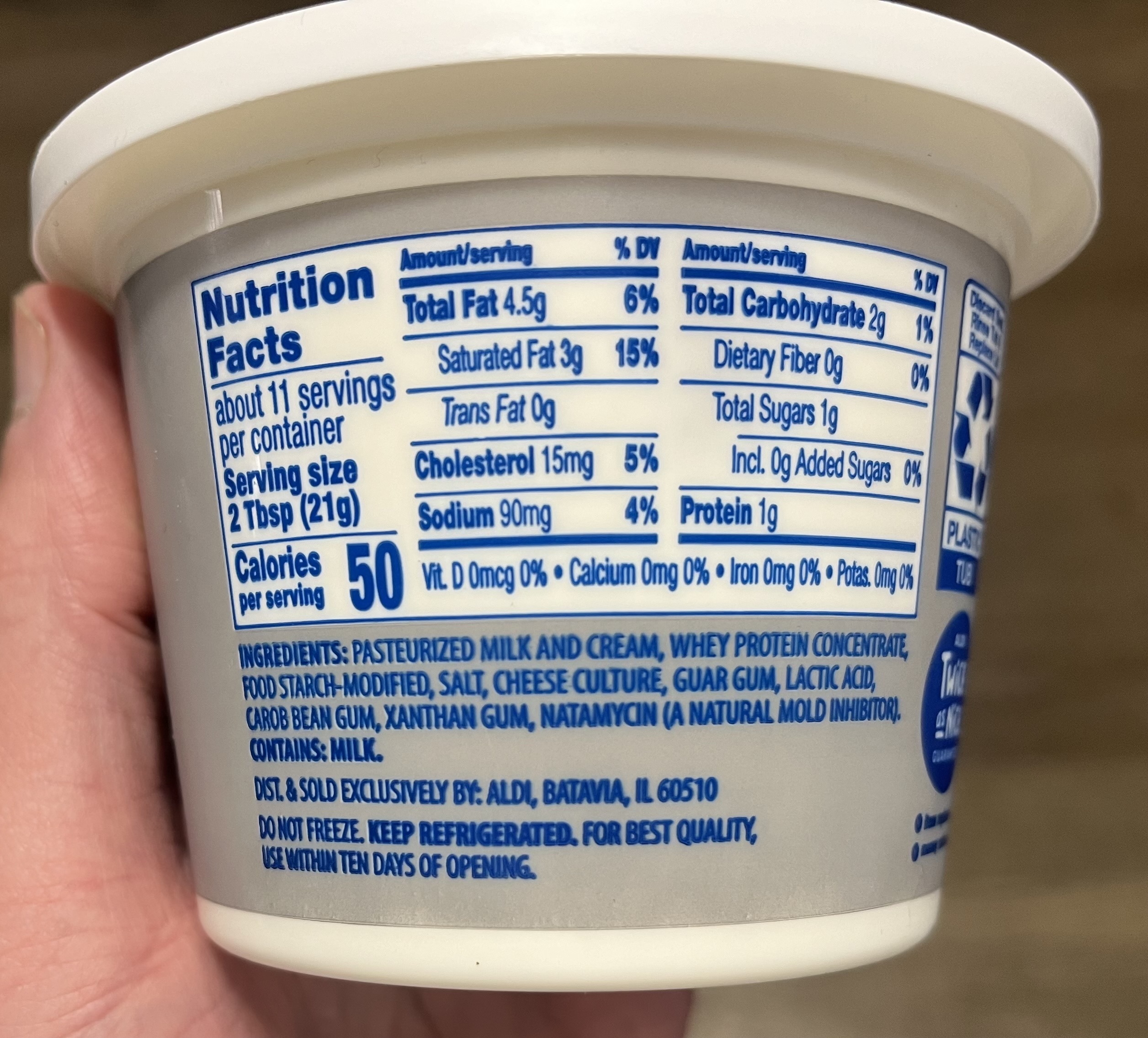 Happy Farms whipped cream cheese spread Pesach Ohel Torah